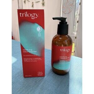Trilogy Clarifying Cleansing Gel 200ml/6.8oz New. Certified Natural
